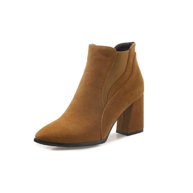 Ankle Boots for tall womenAnkle Boots for tall womenClassy Faux Suede Ankle Boots for Women