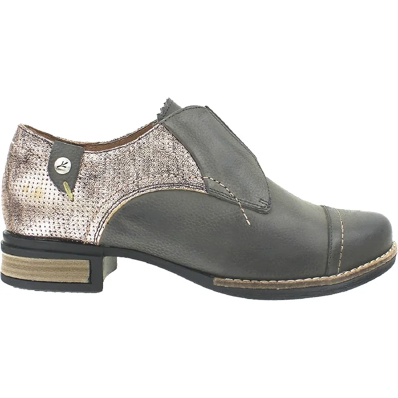 casual shoes for men with sleek rubber sole for stability-Women's Wanda Panda Vita WP-9309 Gris Combi Leather