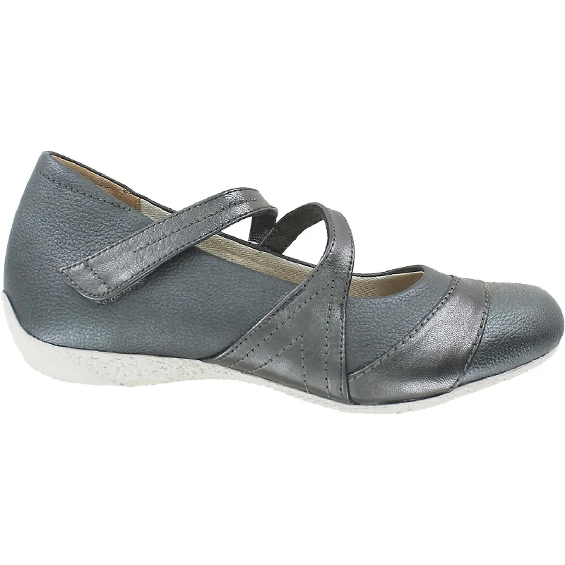 casual shoes for men with slip-resistant material for added safety-Women's Ziera Xray Pewter Pearl/Metallic Leather