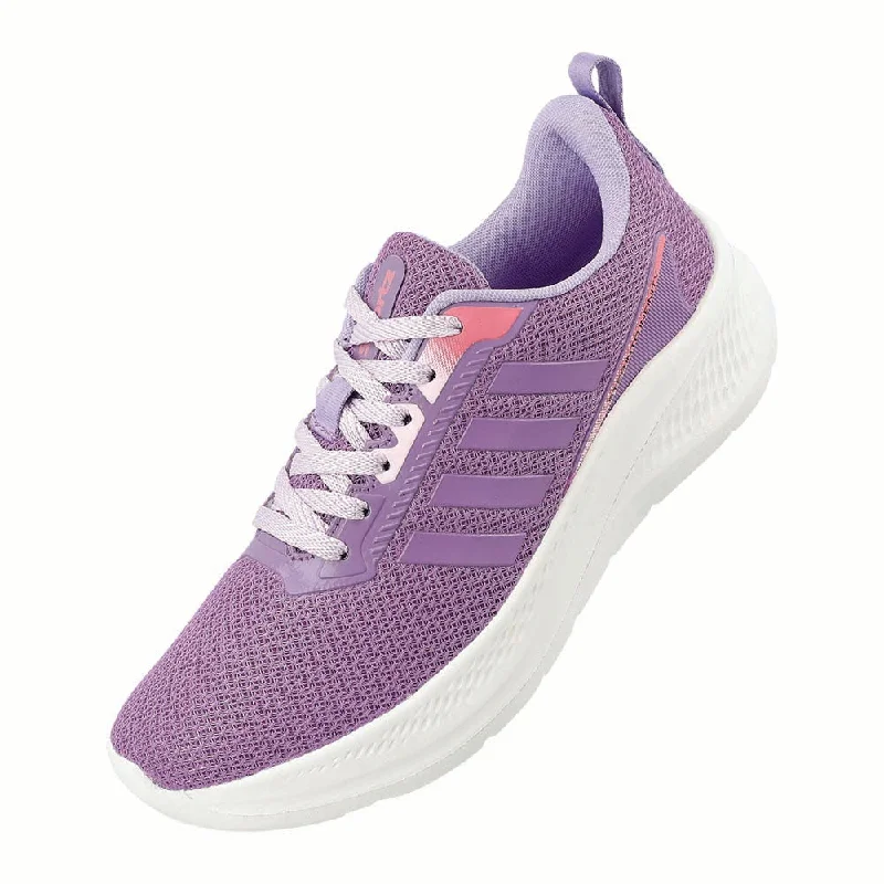 Women's Lace-up Sports Shoe - WS9920 Purple