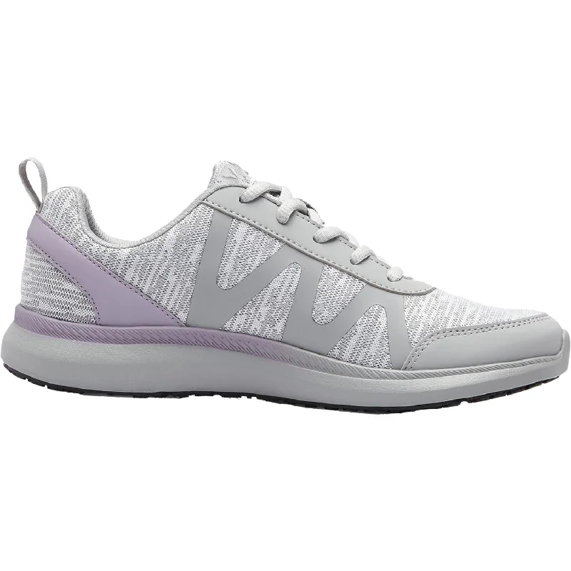 casual shoes for women with cool colors for a bold look-Women's Vionic Kiara Pro Slip Resistant Grey Mesh