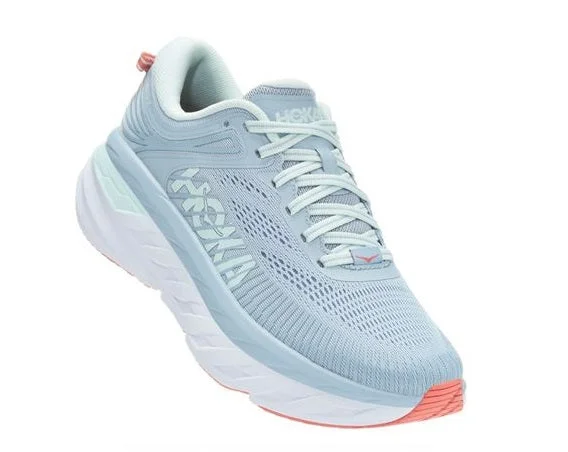 HOKA BONDI 7 (D Width) - W-1110531 BFBG - BLUE FOG/BLUE GLASS