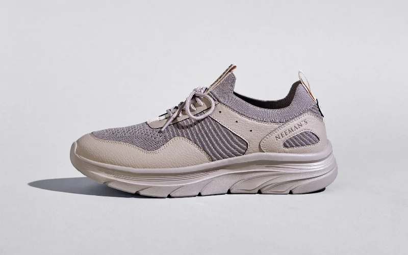 Athletic shoes with stable midsoles-High Wave Sneakers : Grey