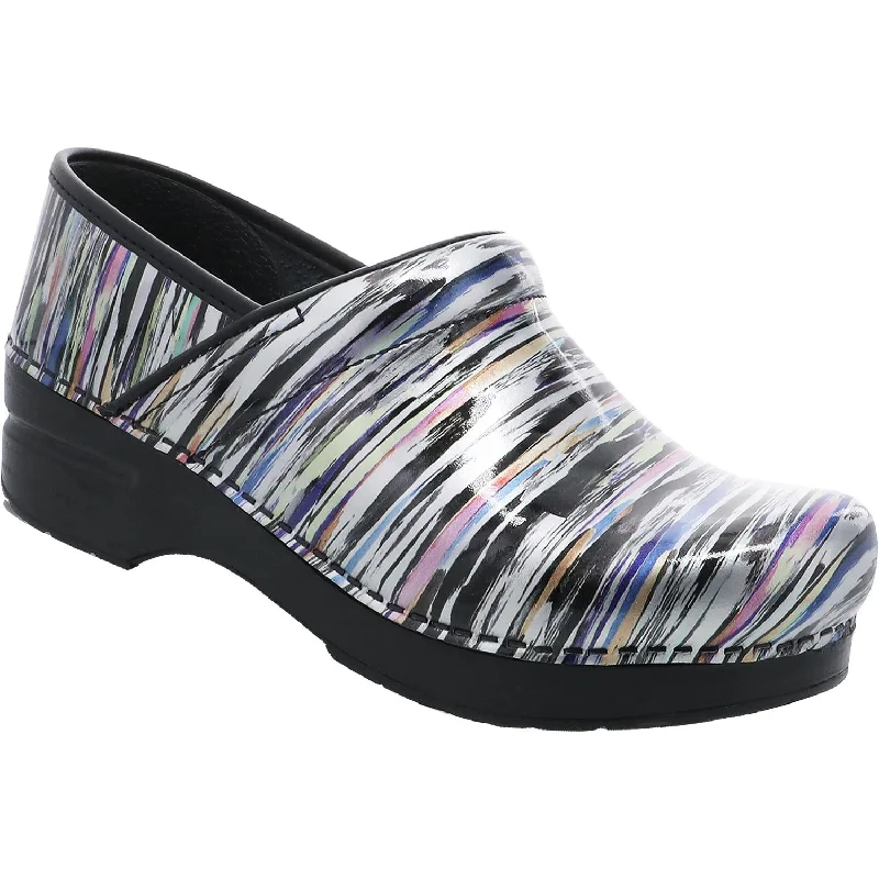 Women's Dansko Professional Striped Patent