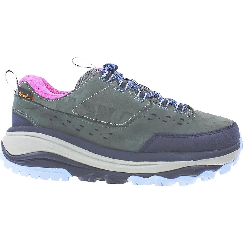 Women's Hoka One One Tor Summit - Waterproof Steel Grey/Hydrangea Nubuck/Suede