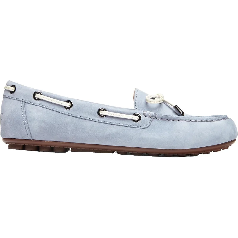 casual shoes for men with neutral colors for versatile styling-Women's Vionic Virginia Light Blue Nubuck