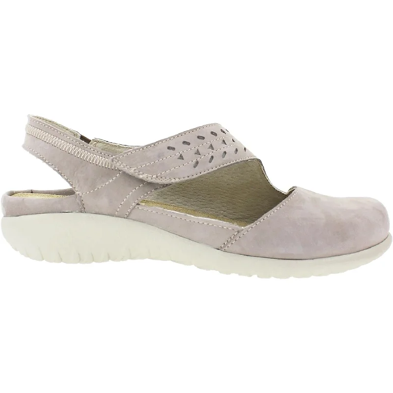 casual shoes for men with rubber grip for better traction-Women's Naot Kapua Stone/Grey Nubuck