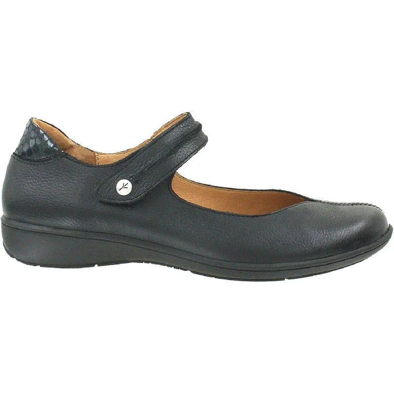 casual shoes for women with stylish design for any casual occasion-Women's Wanda Panda Africa WP-7064 Black 01 Leather