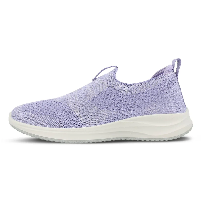 Women's Slip-on Walking Shoes - WS9910 Lilac