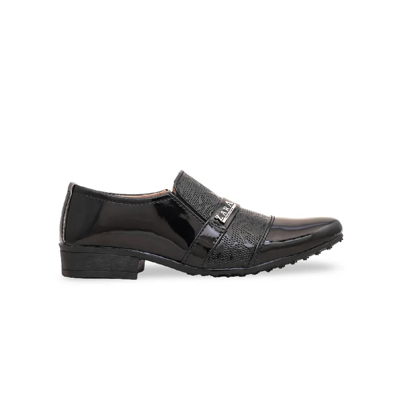 Boys Black Formal Shoes KD0708