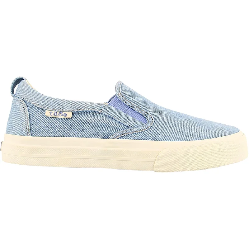 casual shoes for men with padded tongue for added comfort-Women's Taos Rubber Soul Chambray Canvas