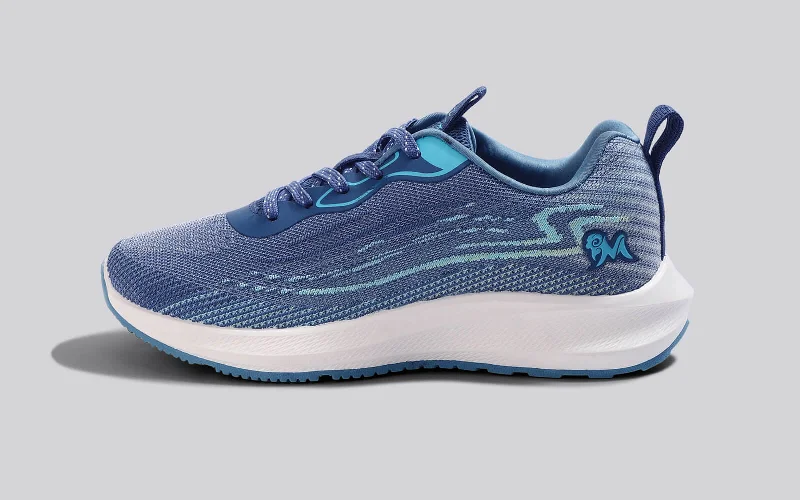 Athletic shoes for light trails-Trendy Casuals : Blue-Aqua Blue