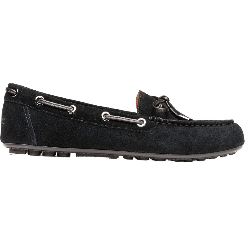 casual shoes for women with stylish accents for a trendy look-Women's Vionic Virginia Black Suede