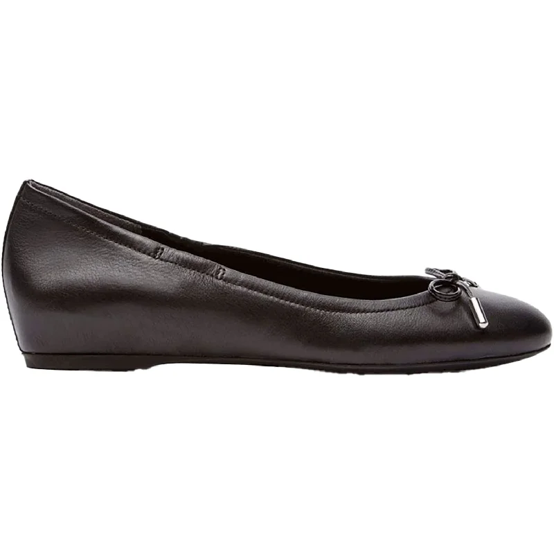 Women's Rockport TMHW20 Tied Black Leather