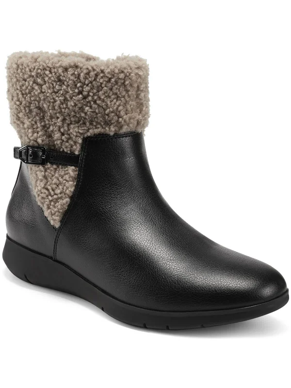 Ankle Boots for classic comfortAnkle Boots for classic comfortFERRA Womens Faux Leather Faux Fur Ankle Boots