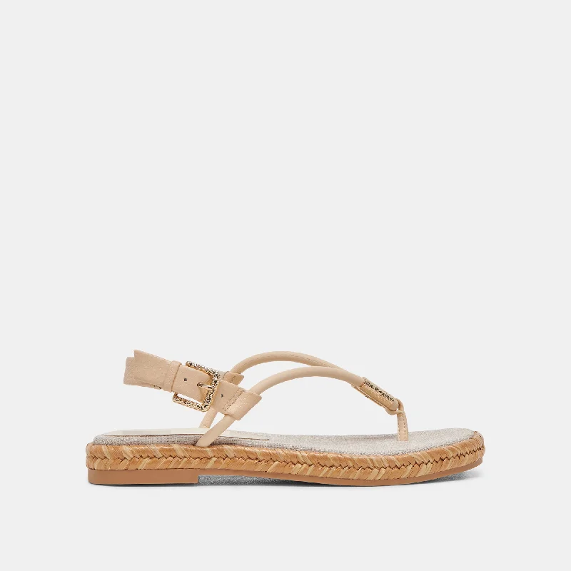 Sandals for summer vibes-MERYL SANDALS FRENCH VANILLA LEATHER