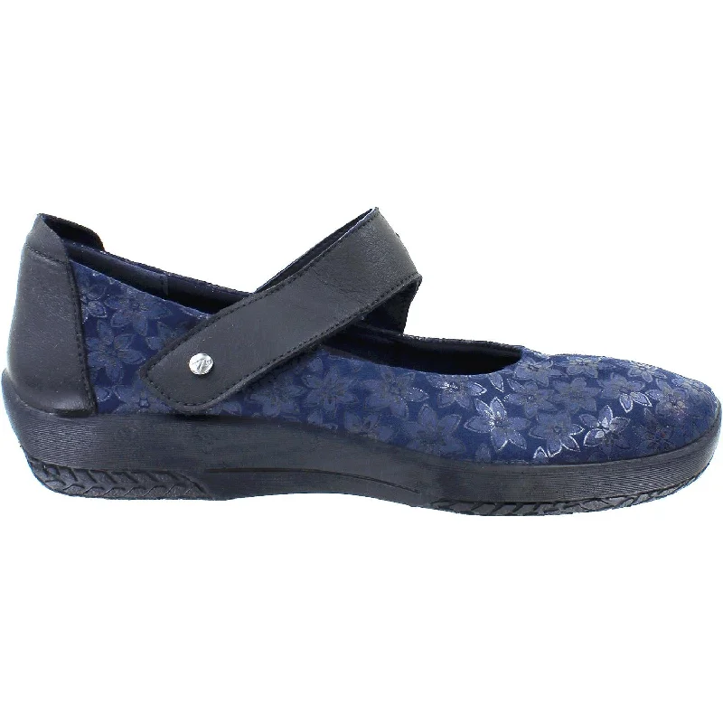 comfortable casual shoes for women for everyday wear-Women's Arcopedico Cosmo Navy Agatha Lytech