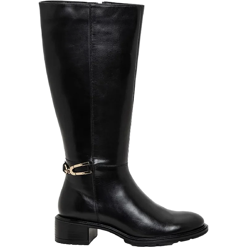 Women's Ara Plumeria Tall Black Calf Leather