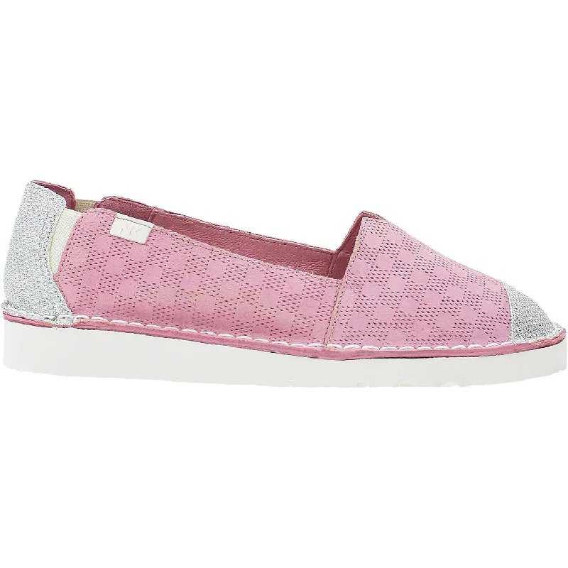 casual shoes for women with fashionable slip-on sneakers for easy wear-Women's Sabrinas Dunas 9642 Diamante Pink Suede