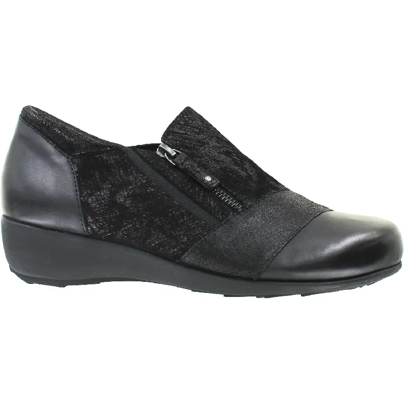 casual shoes for women with detailed stitching for added style-Women's Ziera Sage Black Passion/Eggplant Leather