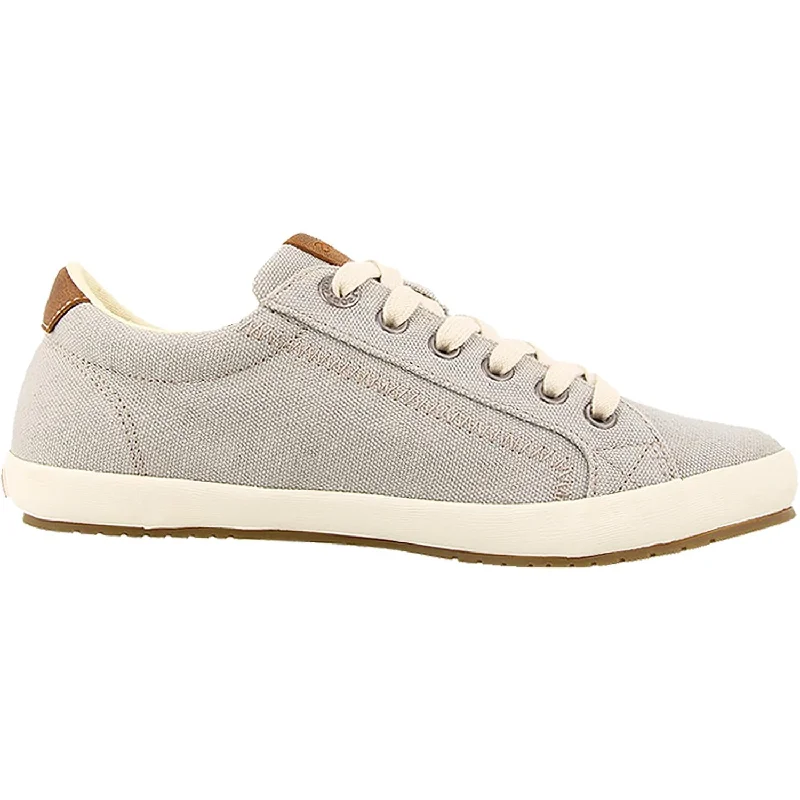 casual shoes for women with bold color palette for a lively look-Women's Taos Star Burst Grey Canvas