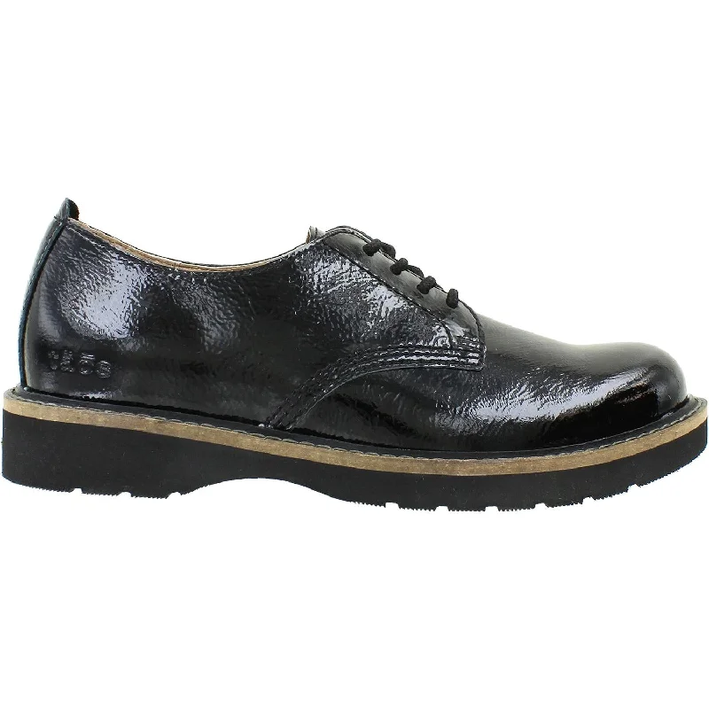 casual shoes for men with stretchable fabric for better flexibility-Women's Taos Work It Black Patent