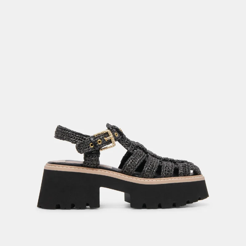 Sandals for relaxed vibes-LASLY SANDALS ONYX KNIT