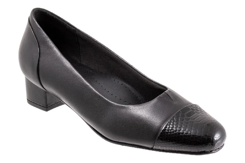 fashionable mules for a modern twist-Trendy fashion dress shoes with a rounded toe designDaisy