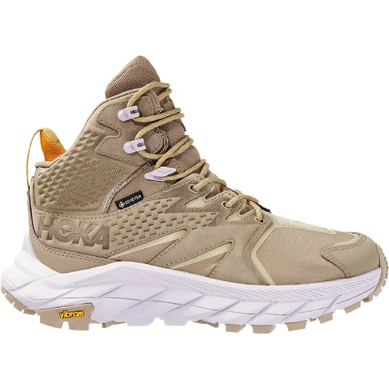 Women's Hoka Anacapa Mid GTX Dune/Lilac Marble Nubuck