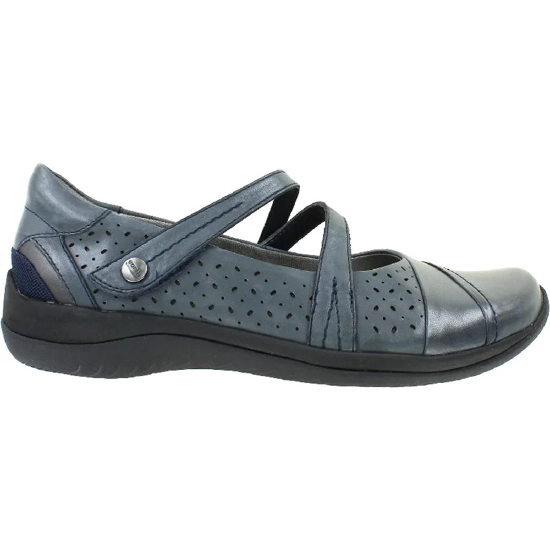 casual shoes for women with lightweight design for relaxed style-Women's Earth Galilei Admiral Blue Multi Calf Leather