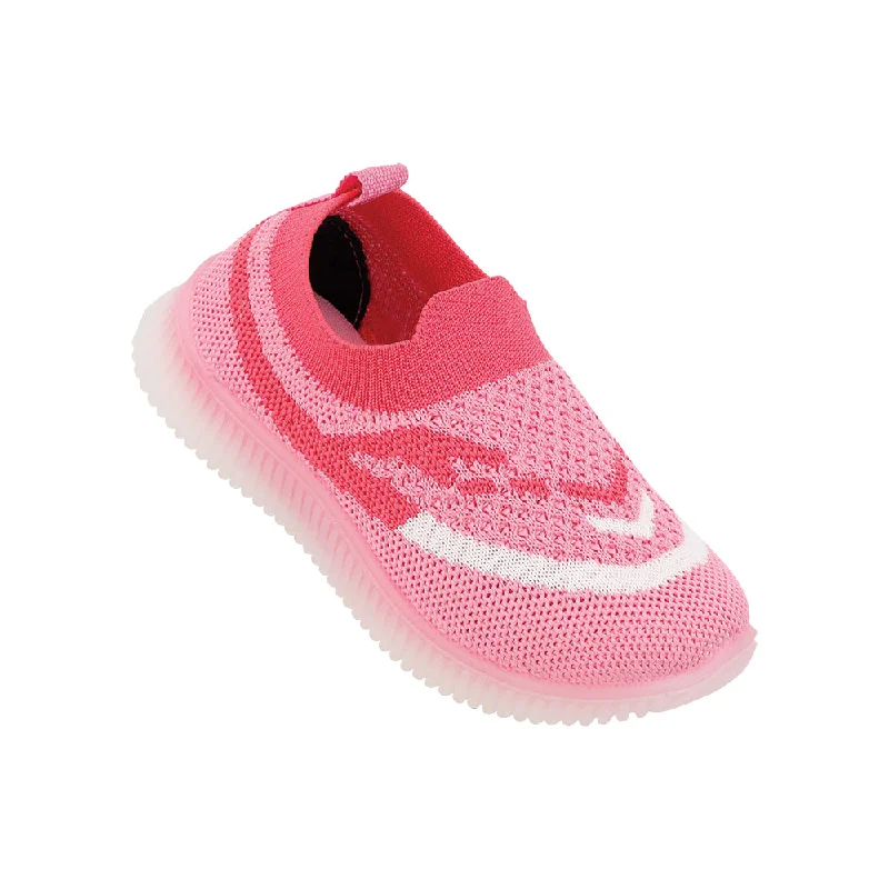 Kid's Lighting Slip-on Casual Shoe - WK475 Pink