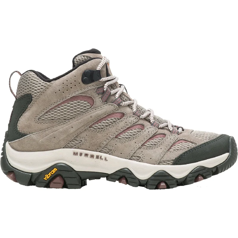 Women's Merrell Moab 3 Mid Falcon Suede