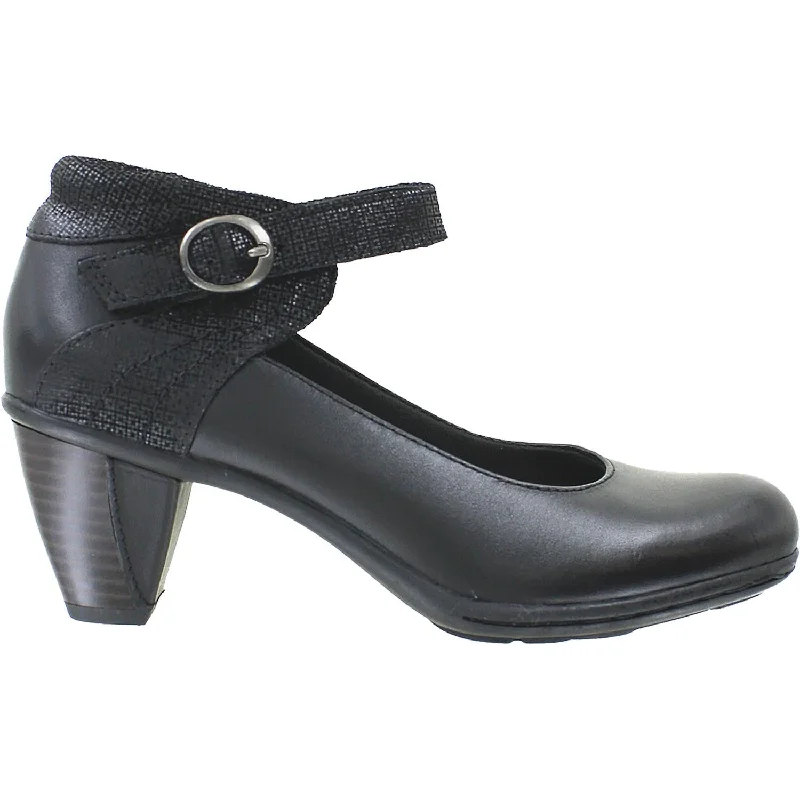 casual shoes for men with modern details for an updated look-Women's Earth Garnet Black Leather