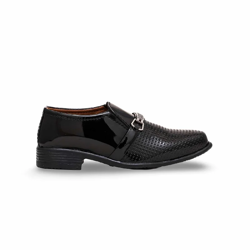 Boys Black Formal Shoes KD2205