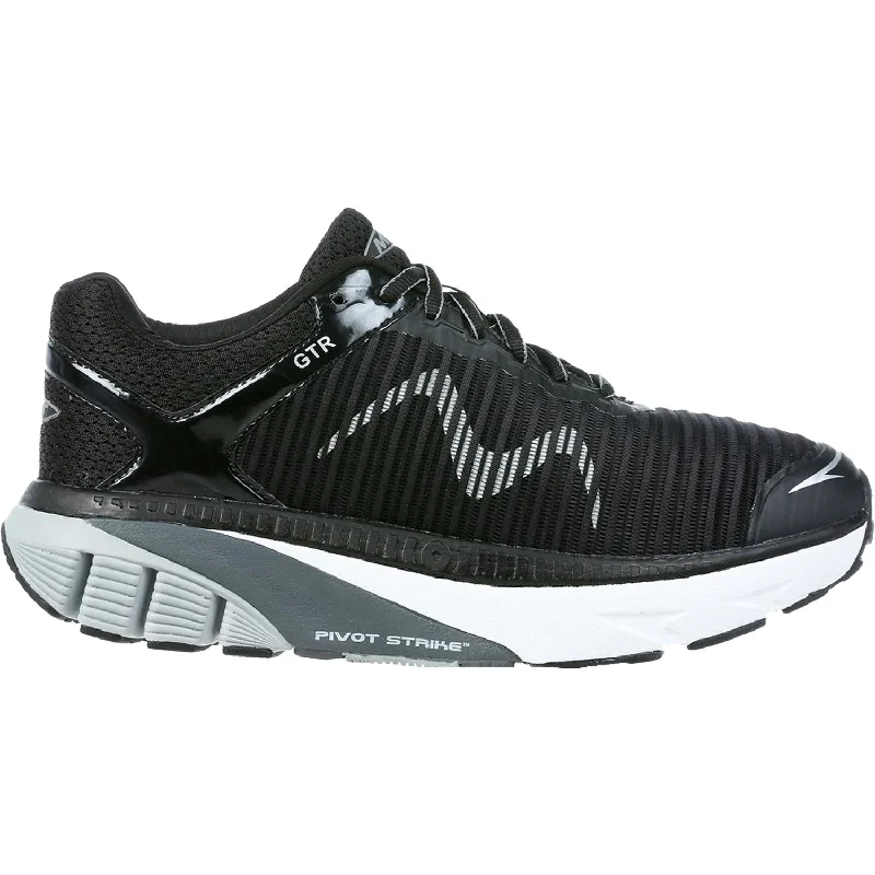 casual shoes for men with thick rubber sole for extra durability-Women's MBT GTR Black Mesh