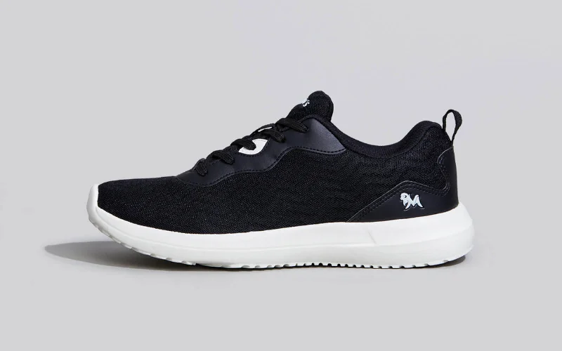 Athletic shoes for tough sports-Elevated Basics : Black