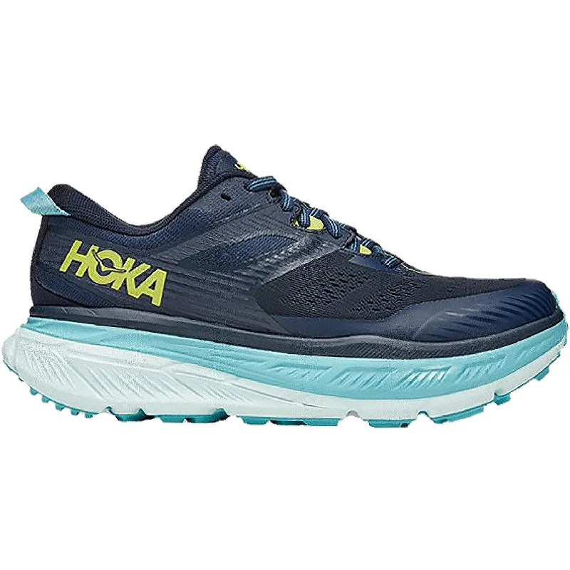 Women's Hoka Stinson ATR 6 Outer Space/Blue Glass Mesh