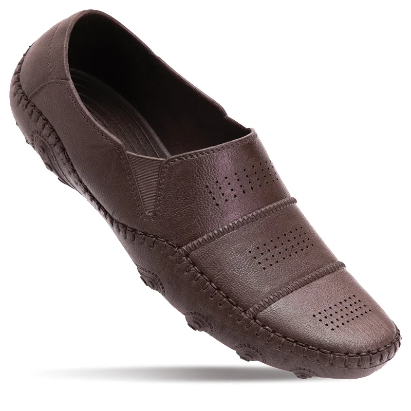 Men's Slip-On Rain Shoes - 12316 Brown