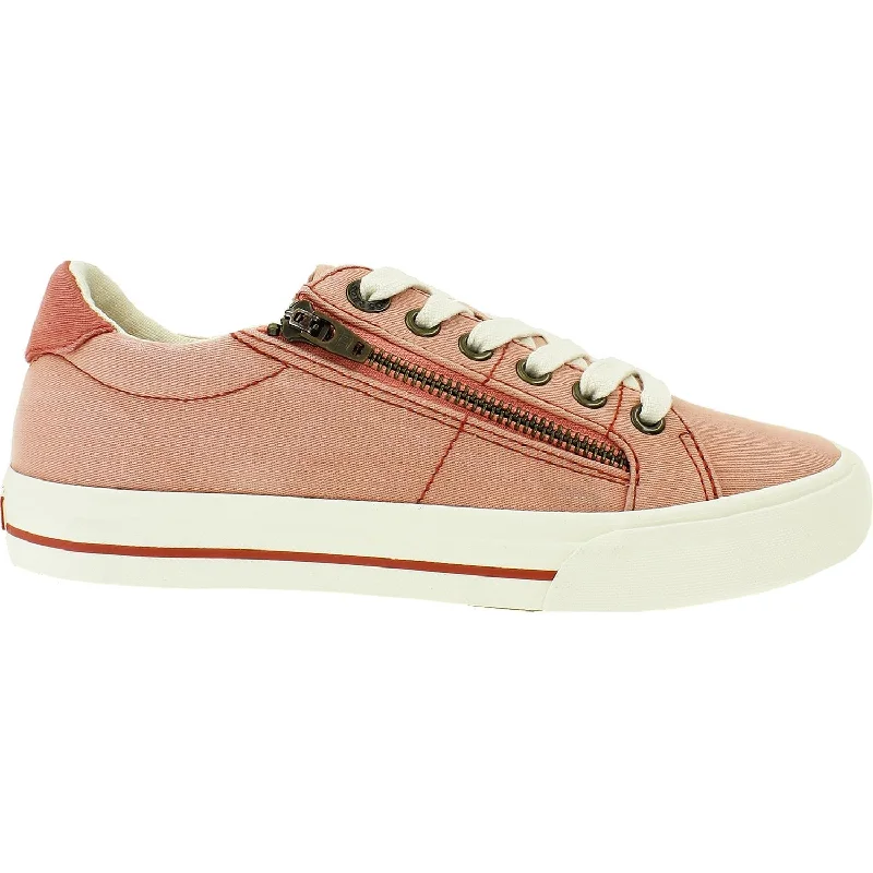 casual shoes for men with low-top sneaker design for casual style-Women's Taos Z Soul Cantaloupe/Brick Distressed Canvas