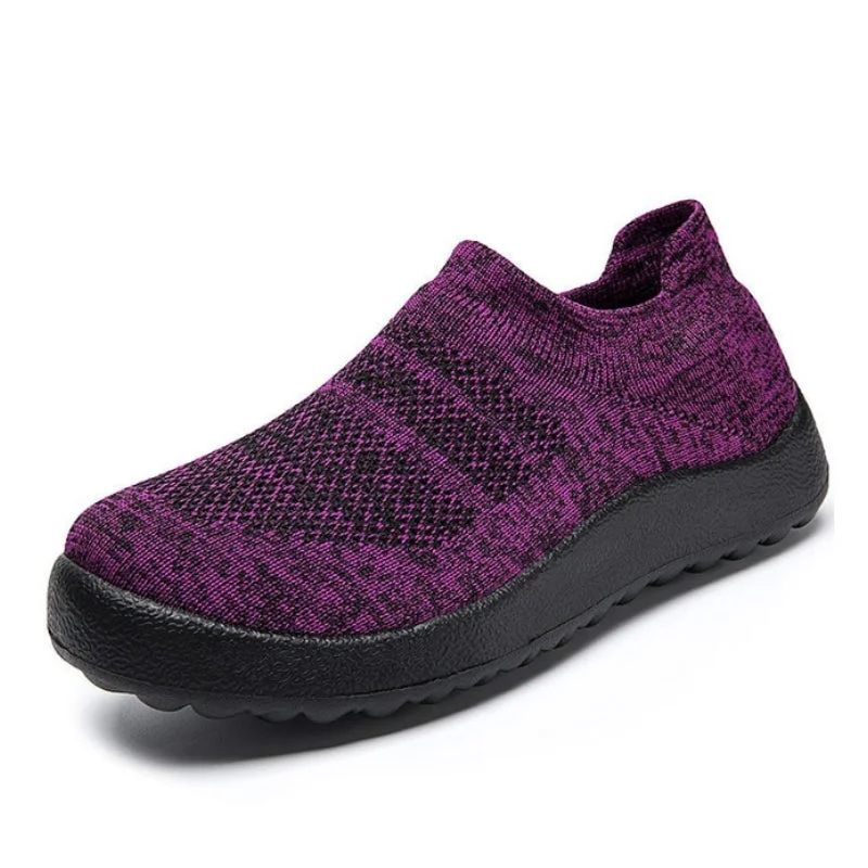 GRW Orthopedic Shoes Women Breathable Wear-resistant Slip-ons Wowen Mesh Elegant Summer