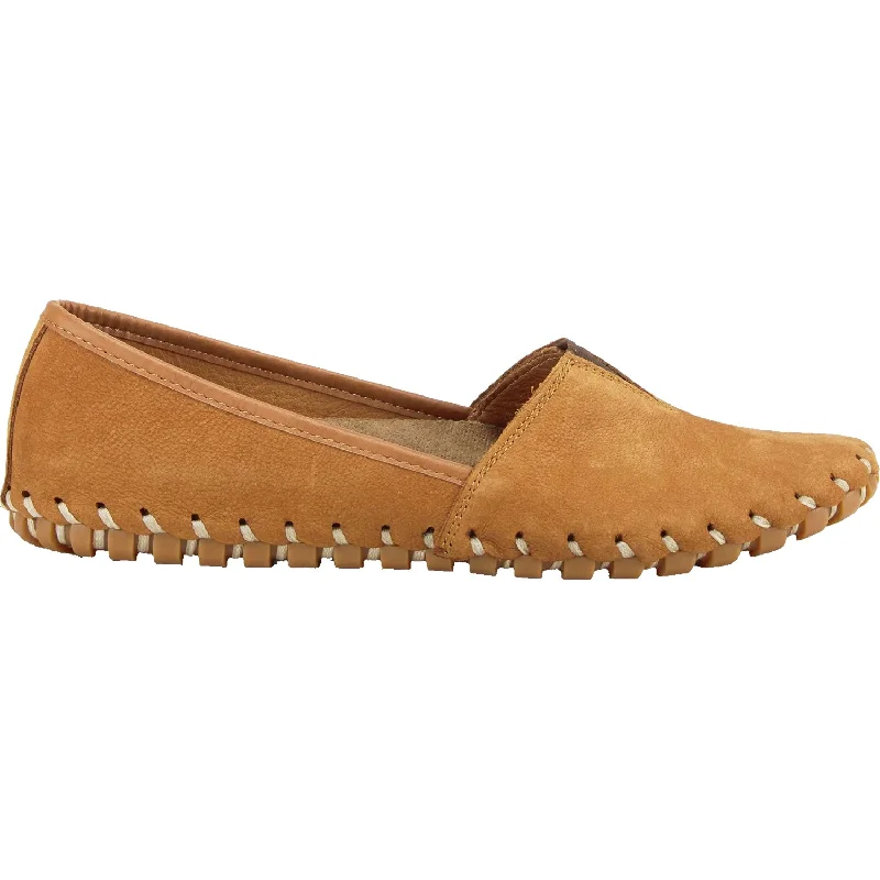 Women's Spring Step Kathaleta Camel Suede