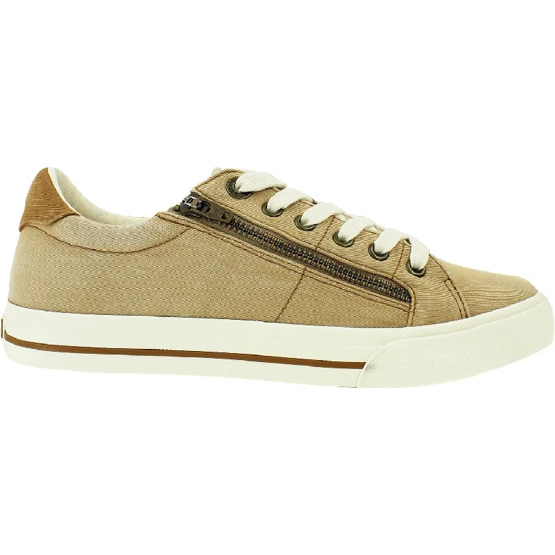 casual shoes for women with durable construction for long-lasting wear-Women's Taos Z Soul Tan/Golden Tan Canvas