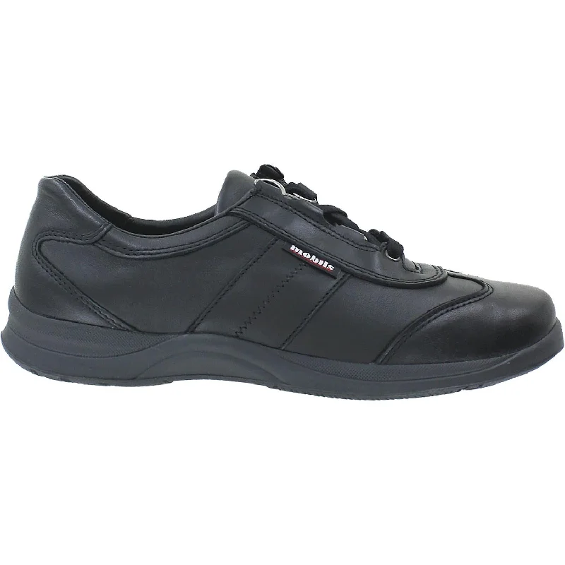 casual shoes for women with cushioned support for all-day wear-Women's Mephisto Liria Black Softy Leather