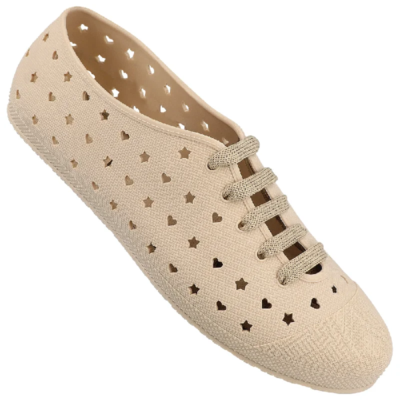 Women's Lace-Up Rain Shoes - WC4776 Beige