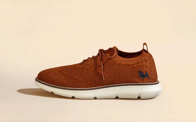 Athletic shoes for intense sports-Dress Sneakers : Brown Ivory