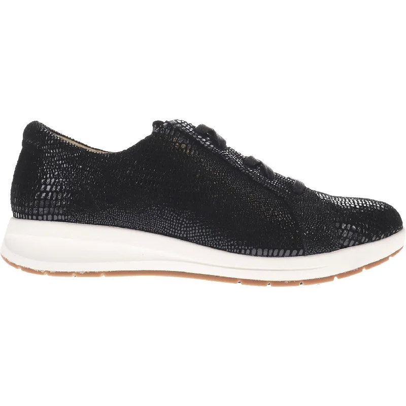 casual shoes for men with ultra-lightweight feel for easy movement-Women's Revere Athens Black Lizard Leather