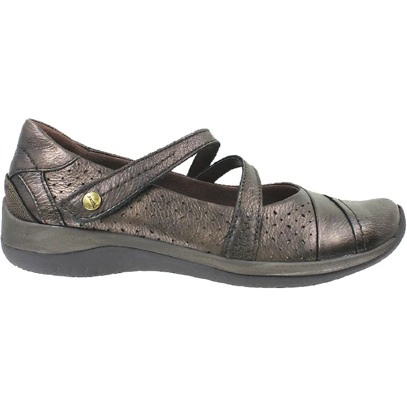 casual shoes for men with sporty details for active lifestyle-Women's Earth Newton Bronze Leather