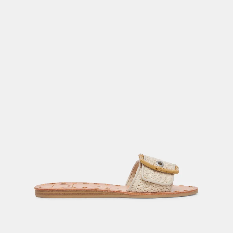 Sandals for tropical getaways-DASA SANDALS SANDSTONE KNIT