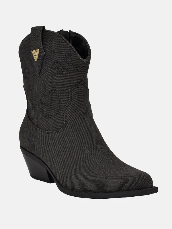 Daleton Denim Cowboy Booties