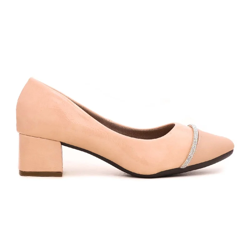 Peach Court Shoes for Women WN7307